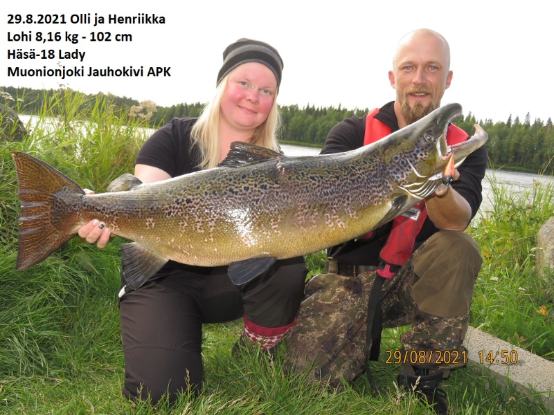 Olli ja Henriikka 8,16kg